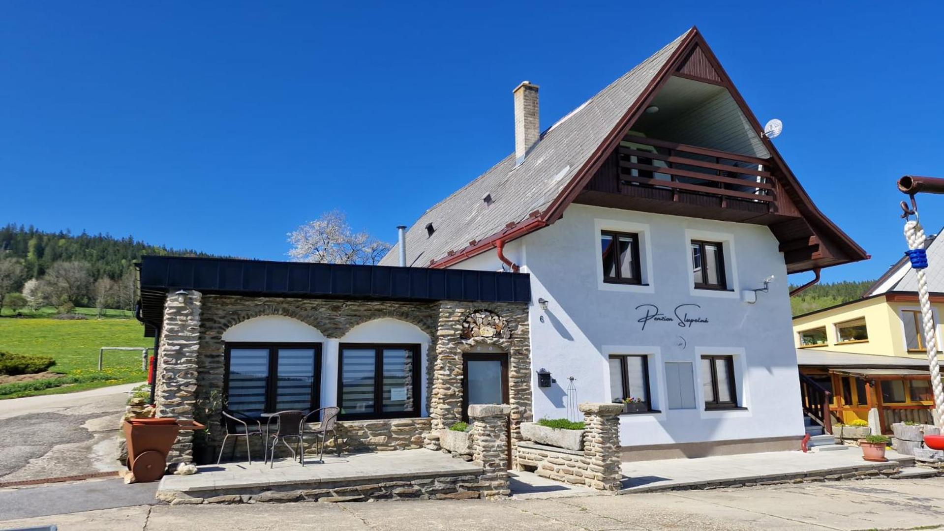 Penzion Slupecna Lipno nad Vltavou Bagian luar foto