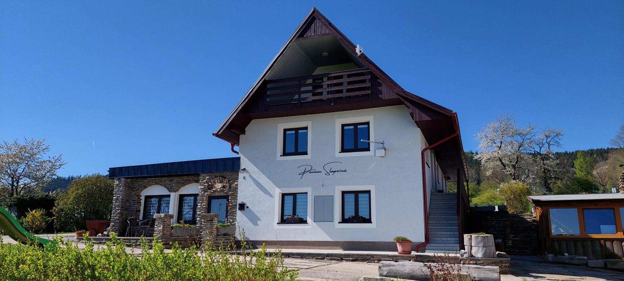 Penzion Slupecna Lipno nad Vltavou Bagian luar foto
